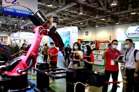 厦门工业博览会展会现场图片