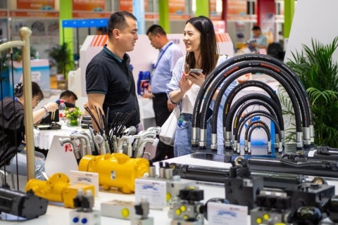 徐州国际工程机械展览会展会现场图片