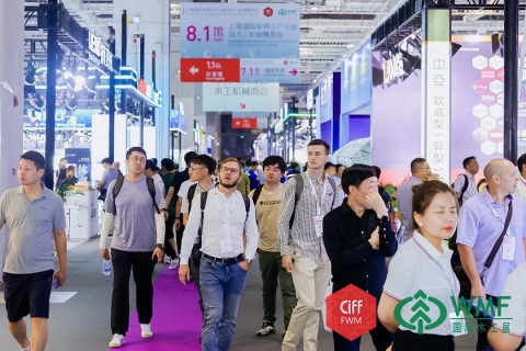 中国（上海）国际家具生产设备及木工机械展览会展会现场图片