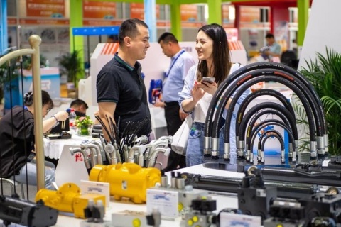 长沙国际工程机械展览会展会现场图片