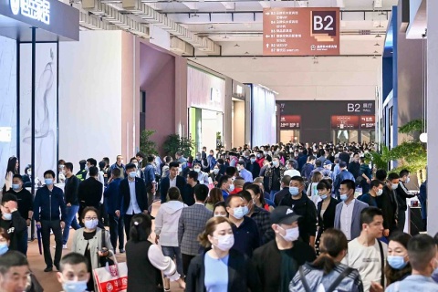 青岛木工机械展展会现场图片