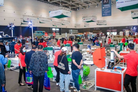 青岛木工机械展展会现场图片