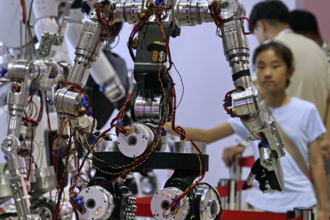 北京世界机器人博览会展会现场图片