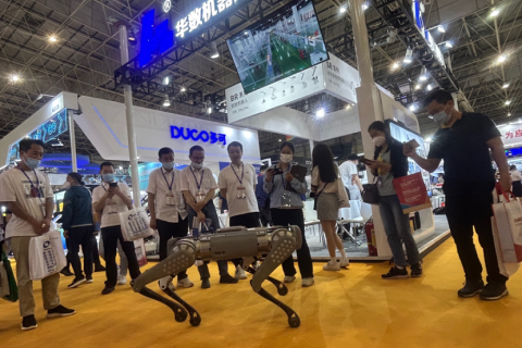 深圳华南国际机器人与自动化展展会现场图片