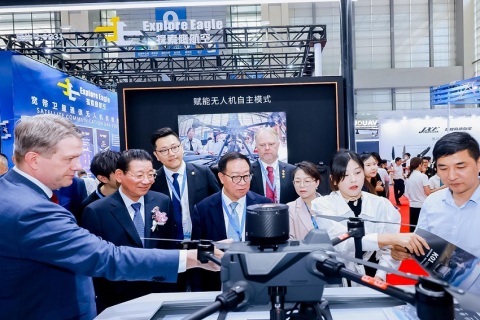 中国深圳无人机、无人系统展览会展会现场图片