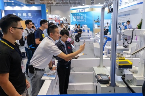 台湾机器人展览会展会现场图片