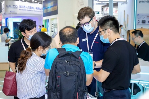 慕尼黑上海电子展览会展会现场图片