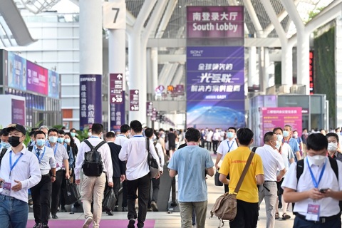 中国国际光电博览会（CIOE中国光博会）展会现场图片