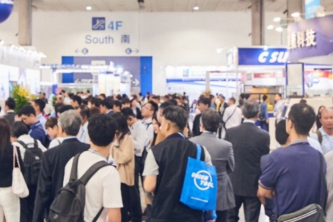 台湾电子电路电路板展览会展会现场图片