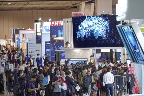 香港户外及科技照明展览会展会现场图片