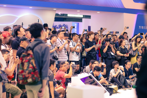 上海世界移动通信大会展会现场图片