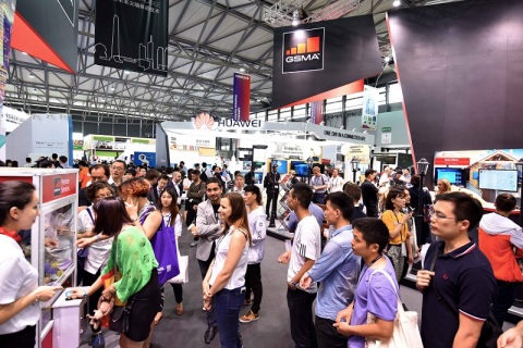 上海世界移动通信大会展会现场图片