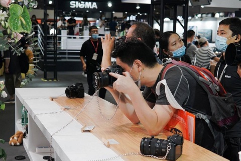 上海国际摄影器材和数码影像展览会展会现场图片