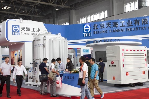 北京天然气车船产业展展会现场图片