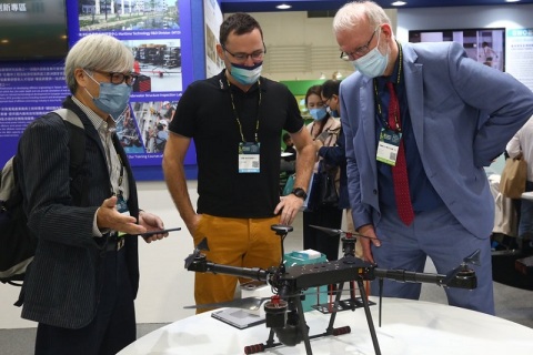 台湾台北氢能与燃料电池展览会展会现场图片