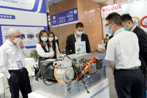 深圳大湾区国际氢能与燃料电池汽车及加氢站设备展展会现场图片