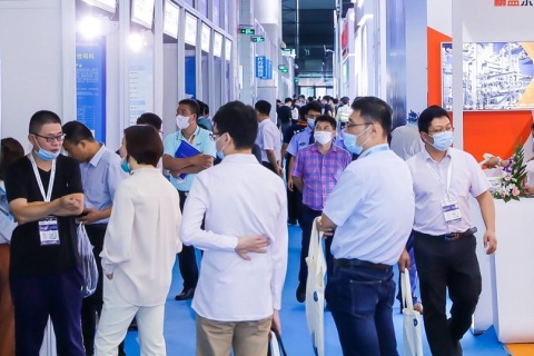 宁波化工展展会现场图片