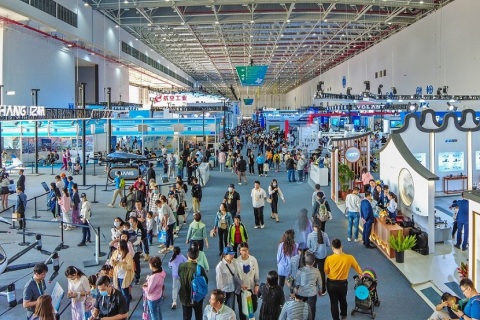 珠海亚洲通用航空展展会现场图片