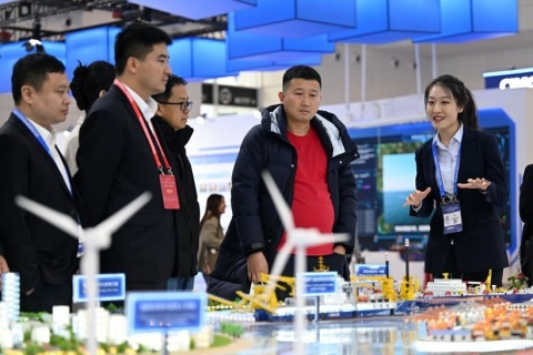 天津国际航运产业博览会展会现场图片