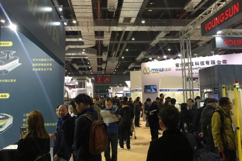 上海国际AGV小车与智能仓储展览会展会现场图片