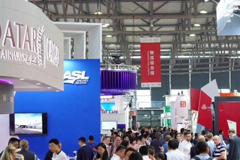上海国际航空货运展览会展会现场图片