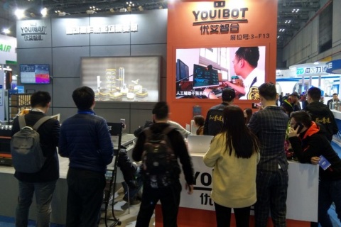 上海国际AGV小车与智能仓储展览会展会现场图片