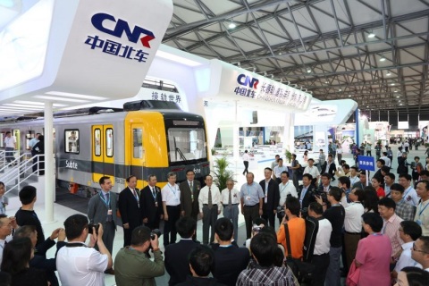 上海国际先进轨道交通技术展览会展会现场图片