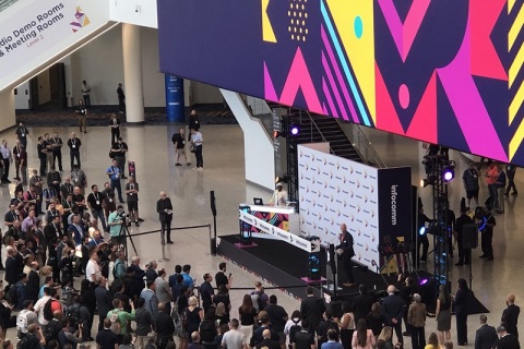 美国视听技术及系统集成展览会展会现场图片