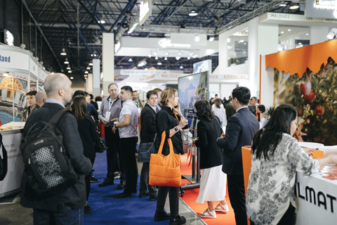 哈萨克斯坦阿斯塔纳旅游展览会展会现场图片