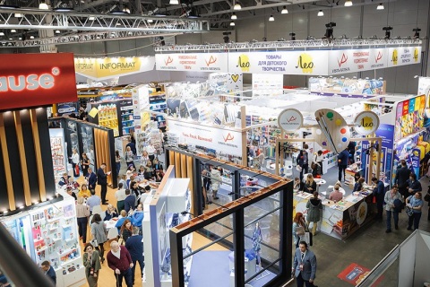 俄罗斯莫斯科文具及办公用品展览会展会现场图片