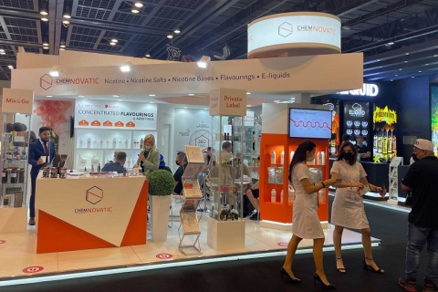 中东迪拜电子烟展览会展会现场图片