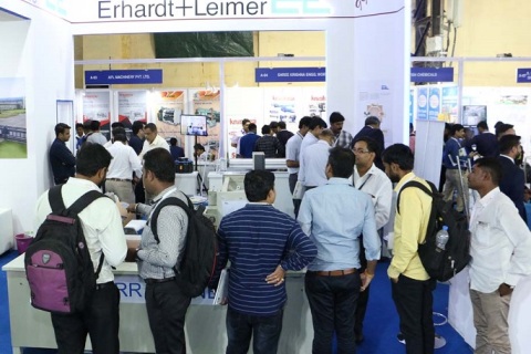 印度瓦楞彩盒包装印刷展览会展会现场图片