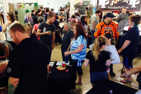 美国全国爬行宠物展览会展会现场图片