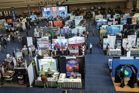 美国3D打印制造展览会展会现场图片