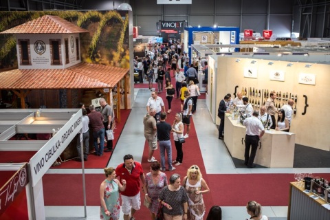 捷克布拉格葡萄酒展览会展会现场图片