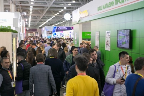 俄罗斯莫斯科葡萄酒展览会展会现场图片