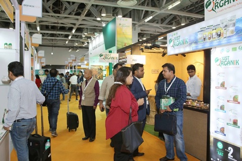 印度新德里有机食品展览会展会现场图片