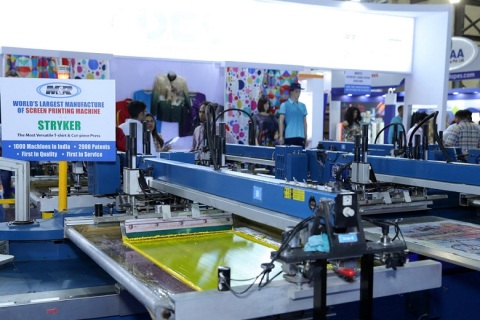 印度丝网印刷展览会展会现场图片