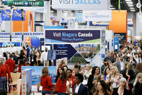 加拿大世界旅游博览会展会现场图片