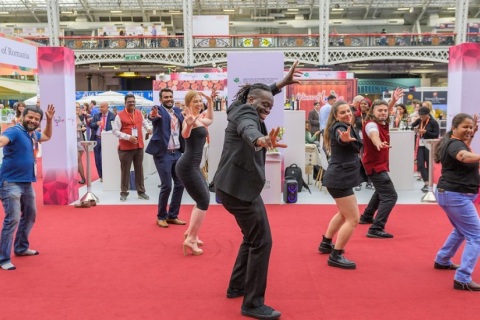 英国伦敦葡萄酒烈酒展览会展会现场图片
