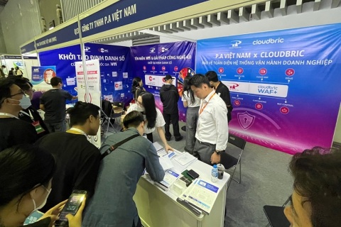 越南胡志明通讯通信展览会展会现场图片