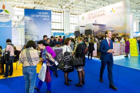 哈萨克斯坦阿斯塔纳旅游展览会展会现场图片