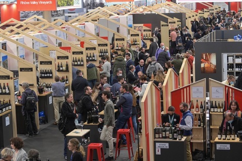 法国巴黎葡萄酒、红酒、烈酒展览会展会现场图片