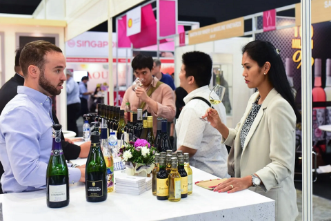新加坡葡萄酒、红酒、烈酒展览会展会现场图片