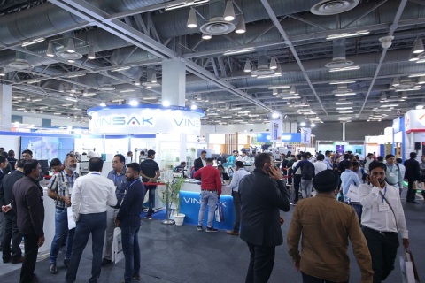 印度新德里标签印刷及包装展览会展会现场图片