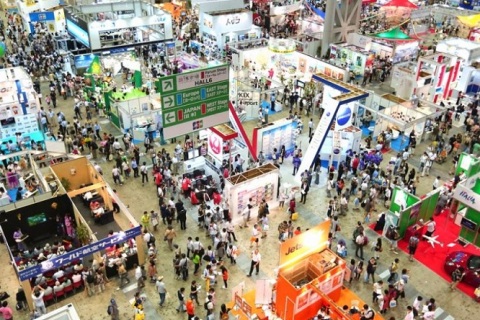 日本旅游展览会展会现场图片