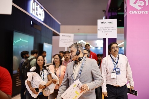 印度孟买音视频集成及视听展览会展会现场图片