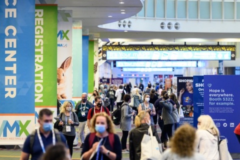 北美兽医师大会展会现场图片