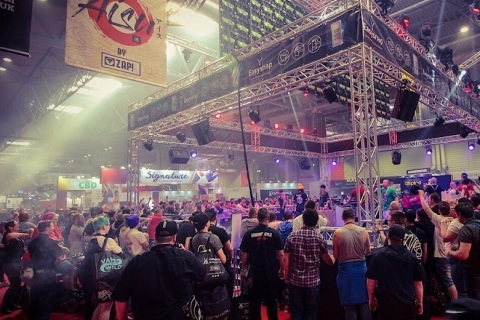 英国伯明翰电子烟展览会展会现场图片