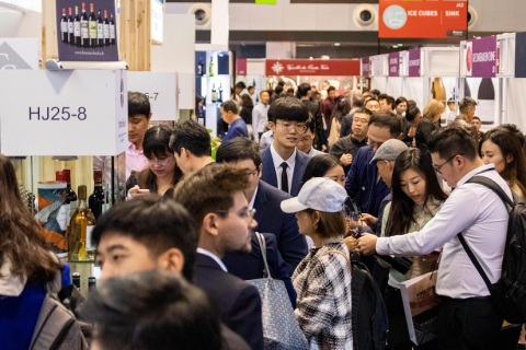 新加坡亚洲葡萄酒、红酒、烈酒展览会展会现场图片